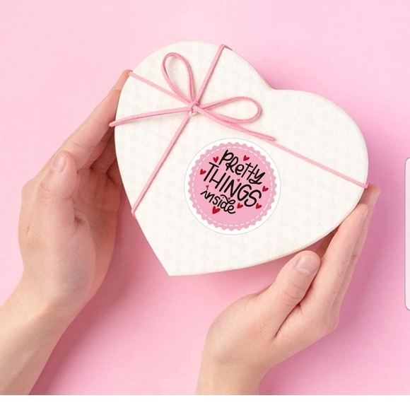 50 Ct 2x2" RESTOCKED  Pretty Things Inside Stickers. Small Business Than… - Picture 7 of 8